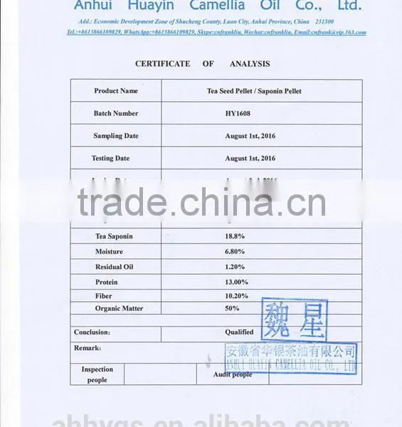 Tea Seed Pellets for Organic Fertilizer, Golf Courses, Farming, Etc. photo-6