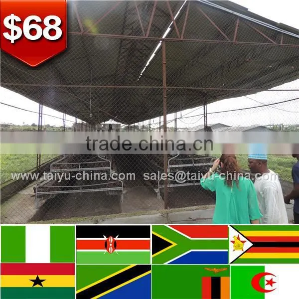 Trade assurance NO.1 Automatic feeding drinking 32 nests chicken cage