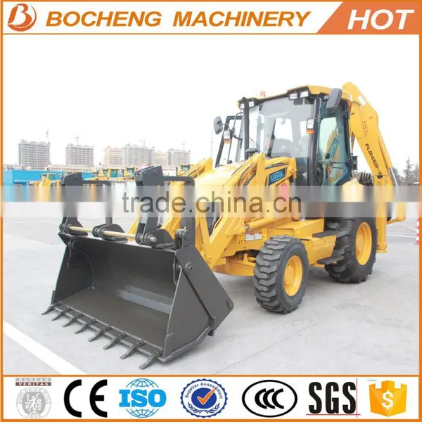 Multifunctional FLB468 FOTON LOVOL 95HP 1.0CBM H Type Leg Four Wheel Drive With Price Tractor Backhoe photo-4