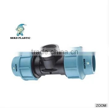 Hdpe Compression Fitting Pp/pe Female and Male Thread Elbow for pe Water Pipe photo-3