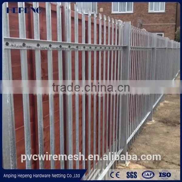 Gold Manufacturer Electro Galvanized Palisade Fence photo-2