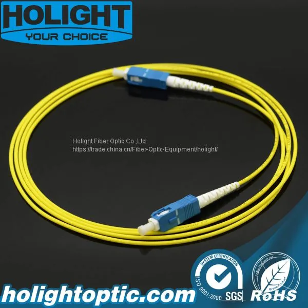 Fiber Optic Patchcord Sc to Sc Simplex LSZH Yellow photo-4