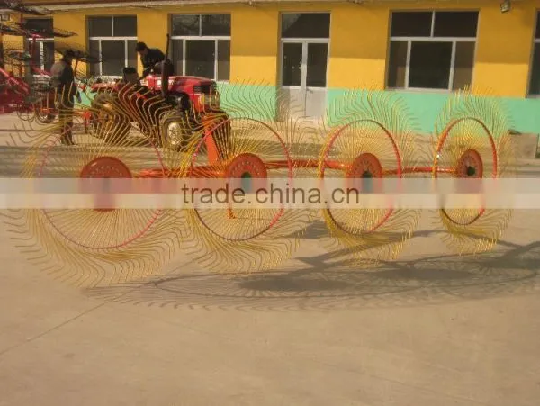 Wheel Hayrake 8 Wheel Hay Rakes Farm With High Quality Cheap Sales photo-2