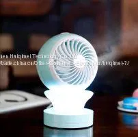 Dingdang Conditioner Fan Mini Misting USB Led Night Light Fan