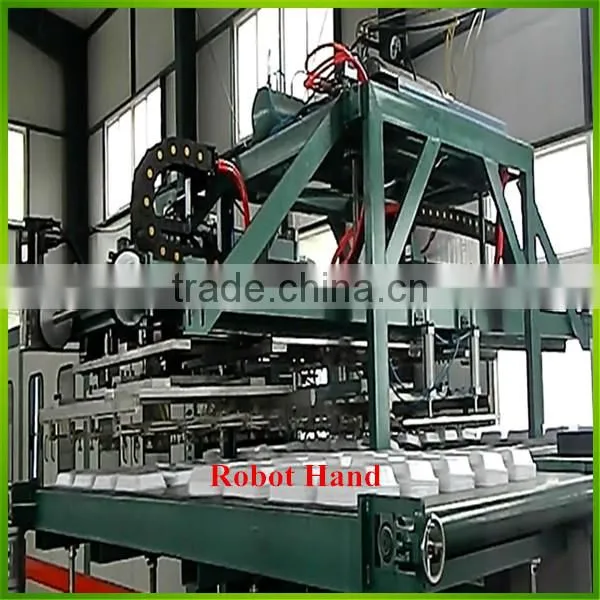 Fully Automatic Machine to Make Food Containers With Robot photo-5