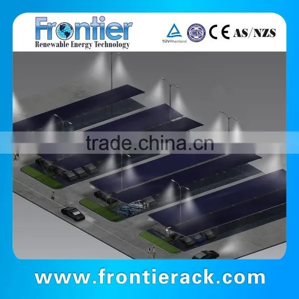 Solar Steel Carport Mounting Structure