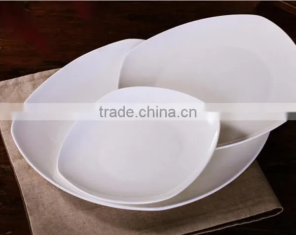 KC-2912 Haonai Goodquality Square Porcelian Dinnerware Set photo-4