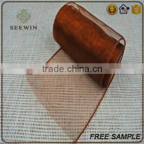 Wholesale Decorative Transparent Cut Felt Organza Fabric Ribbon photo-5