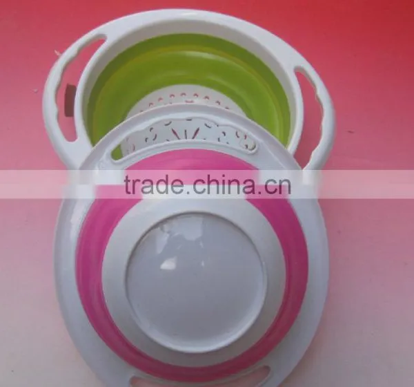 Silicone Washing Mesh Foldable Basket photo-3