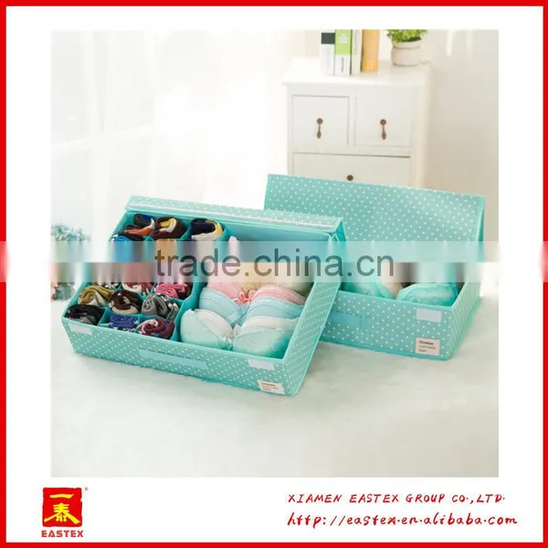 High Quality Peach Skin 18 Grid Socks/bra/briefs Storage Box photo-6