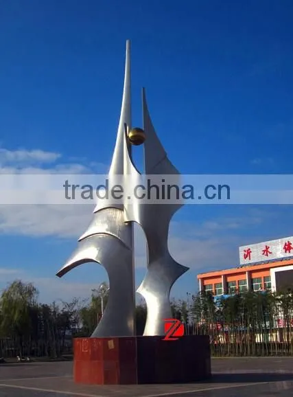 Urban Landscape Stainless Steel Abstract Sculpture