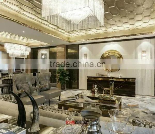Stainless Steel Framed Wall Decorative Mirror In Hospitality Project photo-6