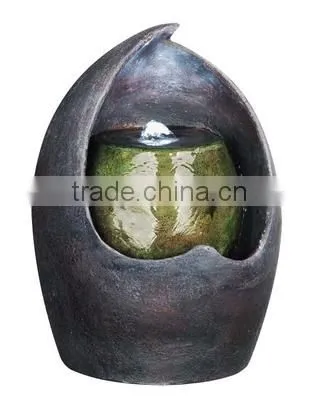 Abstract Tabletop Fountain With LED Light photo-2