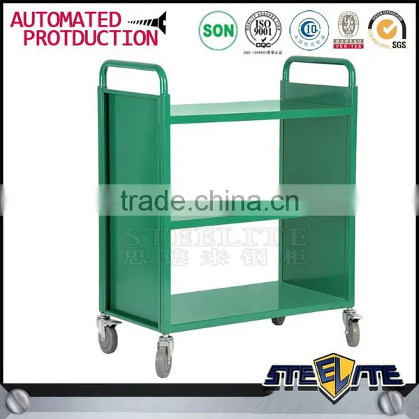 3 Tier Library Book Trolley/ Mobile Library Trolley photo-4