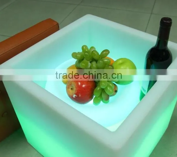 Rechargeable Night Club Table Ktv Bar Chair Led Wine Cubic Tank photo-5