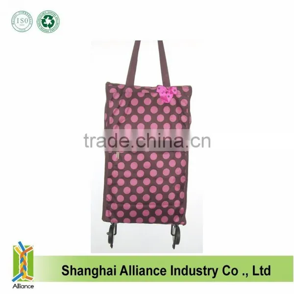 Favorites Compare New Portable Fashion Folding Tugboat Pack Shopping Traveling Bag With Wheel photo-2