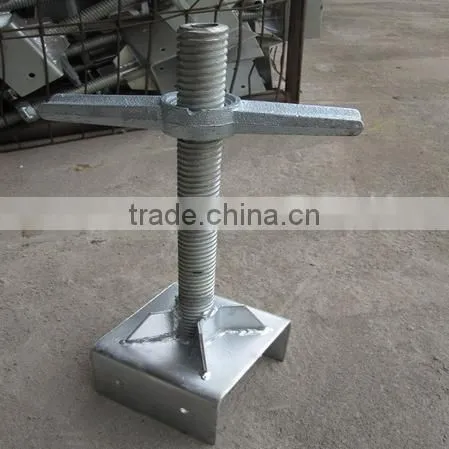 Adjustable Steel Scaffold Hollow Universal Base Jacks photo-5
