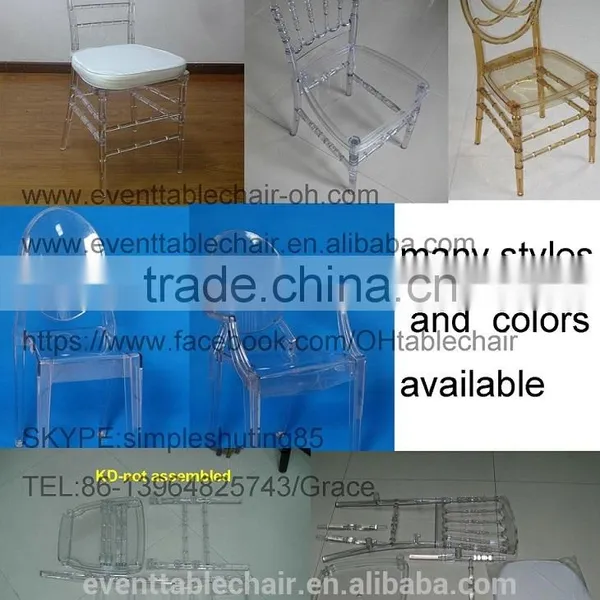 Wholesale Cheap Commercial Clear Party Chiavari Wedding Chairs photo-4