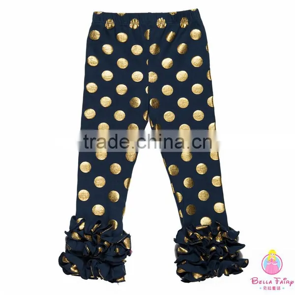 Wholesale Kids Ruffles Pants Baby Girl Ruffle Pants photo-6