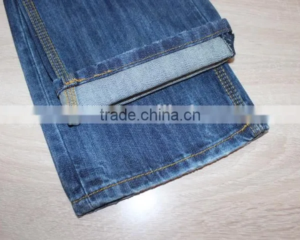 GZY Mens High Quality Designer Light Scratch Denim Biker Jeans Denim Fabric for Jeans Stock photo-3
