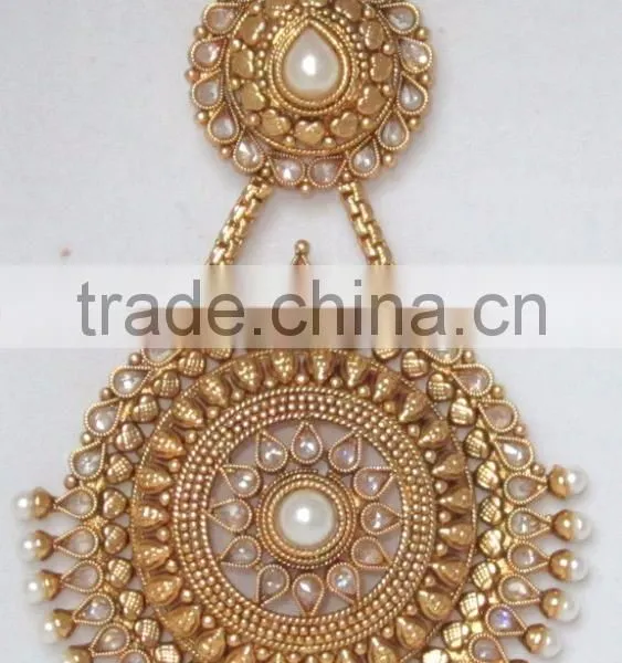 Hair Accessory JHOOMAR JHUMAR Passa TIKA GOLD PLATED photo-2