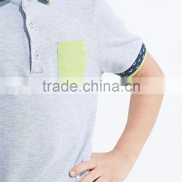 Hot Sale OEM Service 100% Cotton Good Quality Short Sleeve Polo t Shirts for Boy Kids photo-6