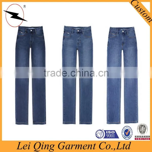 Blue Solid Mens Jeans Pants Stock Lot photo-4