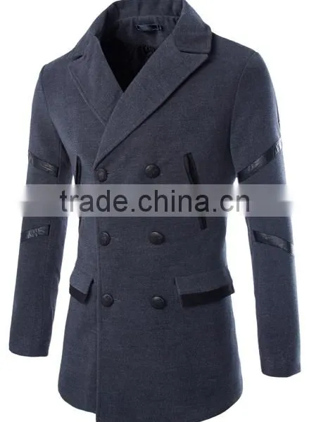Custom Made Fashion Overcoat, Wholesale Design Quality Mens Winter Clothing photo-6