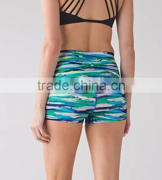 Factory Wholesale Custom Summer Shorts Womens Yoga Apparel Shorts photo-3