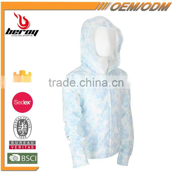 BEROY Wholesale High Quality Cotton Zipper Hoodies for Kids, Custom Girl Outdoor Coat photo-3