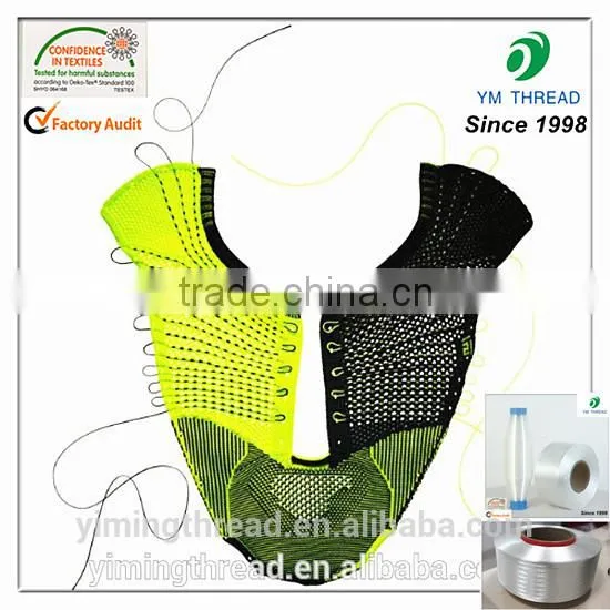 Cheap Flyknit Material 150D Polyester Melt Yarn photo-5