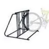 Metal Gravity Bike Stand , Bicycle Display Racks For Storage