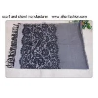 Lace Style Jacquard Scarf and Shawl
