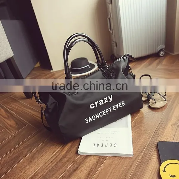 Latest Fashion Printed Nylon Tote Bag Wholesale Waterproof Nylon Zipper Bag photo-4