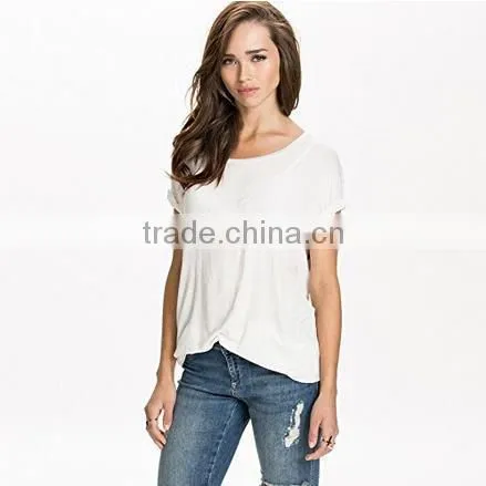 Women Fashion Tshirt Short Sleeve Wings Print Loose Custom Print Tshirt photo-3