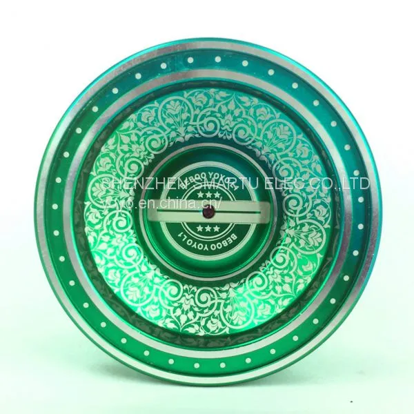 BEBOO YOYO L1 Green Metal Yoyo Professional Yoyo for Alloy Aluminum