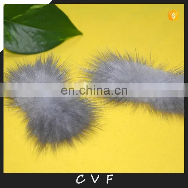 Real Mink Fur Bowknot Fashion Fur Accessory Charm for Coats Hairbands