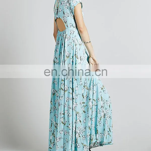 CHEFON V Neck Plus Size Bohemian Dresses Wholesale photo-2