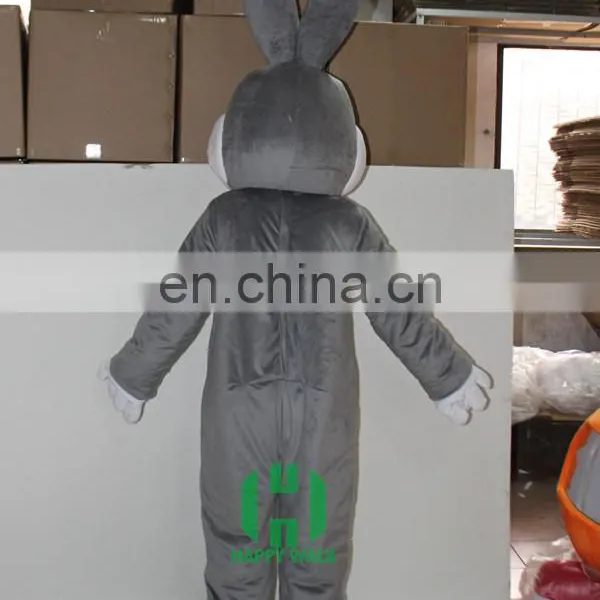 HI CE Grey Rabbit Mascot Costume for Party,bunny Mascot Costume for Easter Festival photo-3