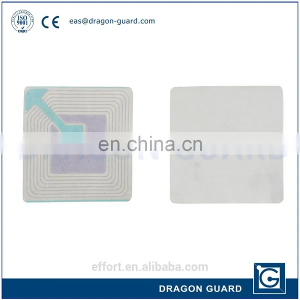 RF 8.2mhz Security Soft Tags 4x4 Clothing Tag EAS RF LABEL With High Quality photo-5
