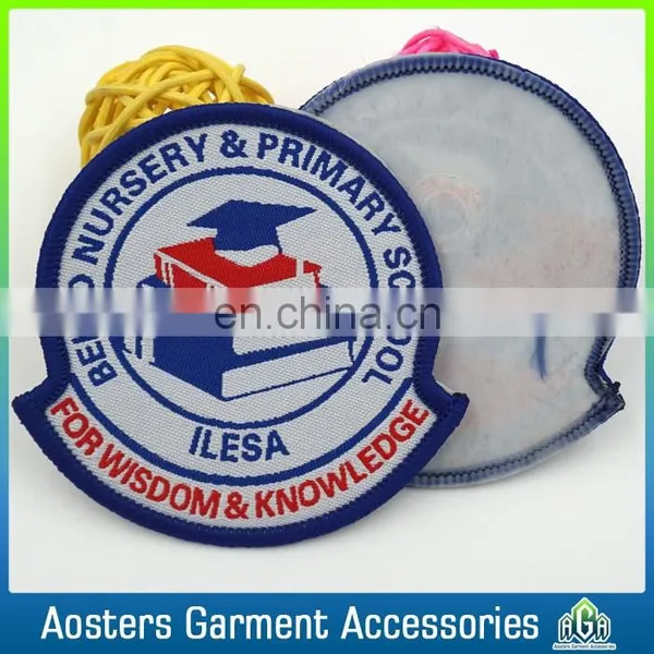 Custom Small Iron on Designer Woven Patches for Jeans photo-5