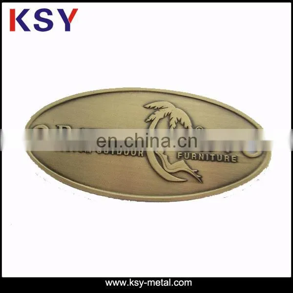 Wholesale Price Carved Metal Label for Bags photo-4
