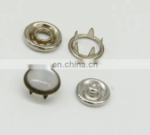 Fashion Brass Cap Prong Ring Snap Button, Stainless Steel Snappet-prong Button Five Prong Snap Button photo-6