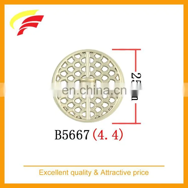 Fancy Large Zamak Metal Sewing Button for Women's Coat