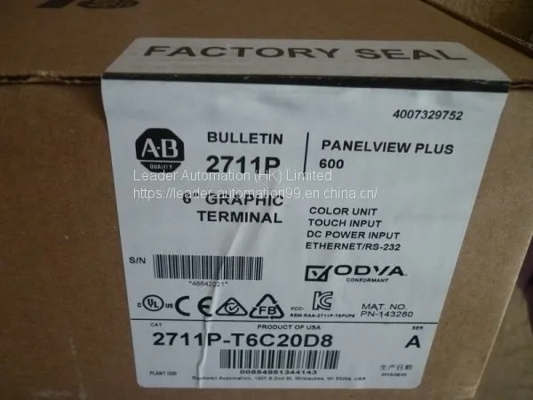 Allen Bradley HMI 2711P-RDT12C, 2711P-RDT7C, 2711P-RP9D, 2711P-T10C4D8 AB Cpu Plc Hmi Module Inverter Softstarter photo-2