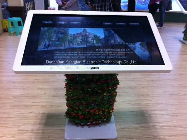 Free Standing LCD Screen Hotel Advertising Player for Hotel Display Payment Kiosk photo-5