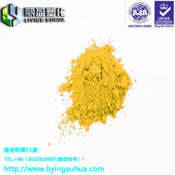 Testing Environmentally Friendly Temperature Change Powder Through SGS Injection Molding Temperature Change Powder Food Grade Temperature Sensitive Color Powder photo-2