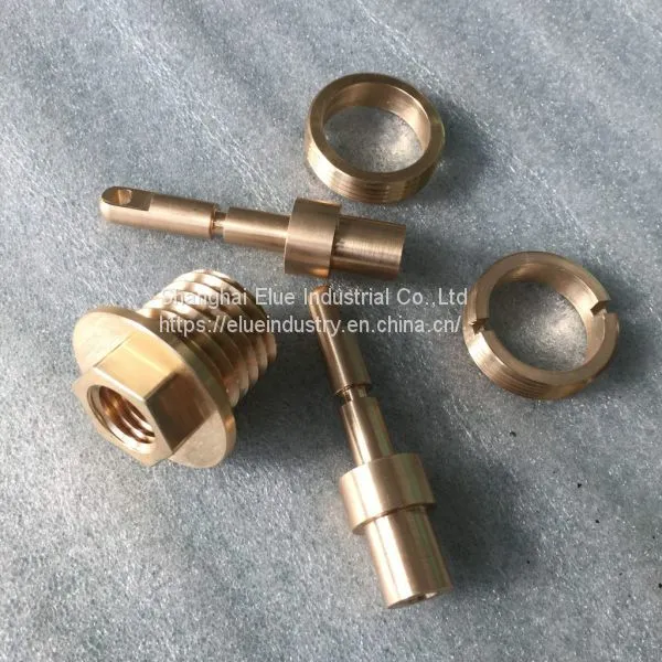 Customized Heat Treatment Bronze Metal Turning Machined Parts photo-5