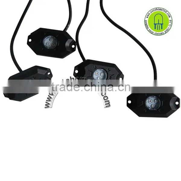 RGB Work Light 60W SET CREE LED Deck Light PODS for Automotive 4WD SUV UTV ATV Tractor Trailer photo-2