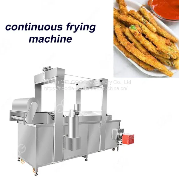 Commercial Pigskin&Shrimp Continuous Frying Model LZG3500A Continuous Frying Machine Manufacturers photo-2